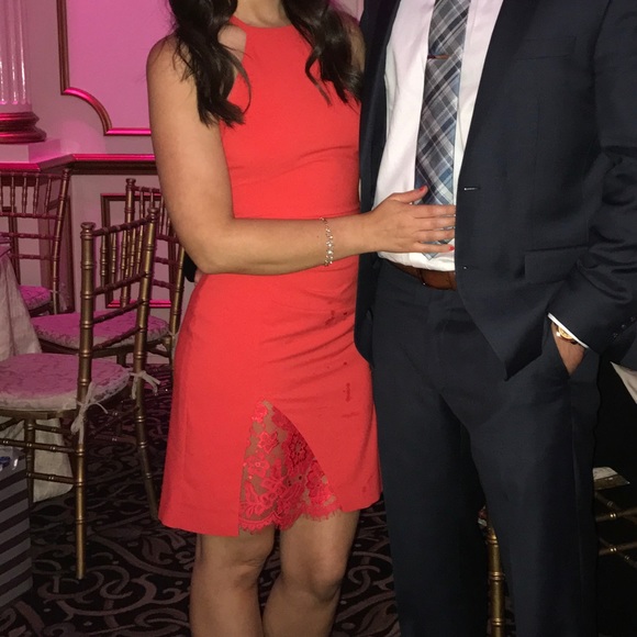 Bebe Red Tight Dress - Size: 0 - Picture 10 of 10